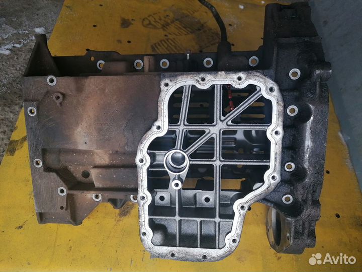 Поддон картер двигателя на Land Rover Discovery 3