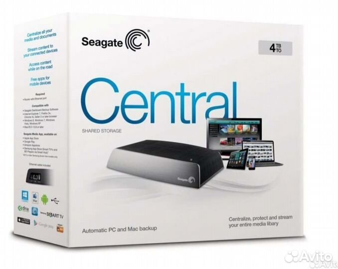 4tb nas seagate central