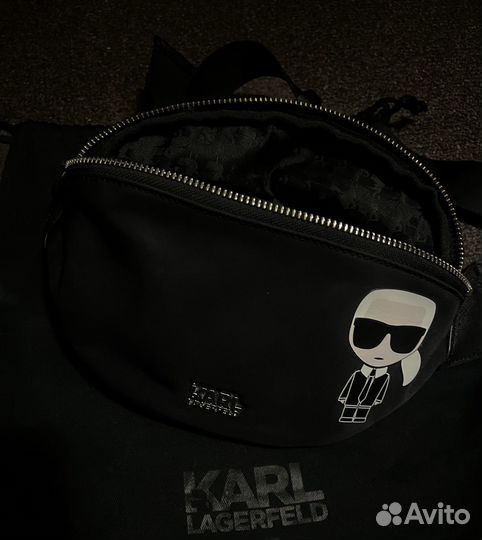 Сумка на пояс karl lagerfeld