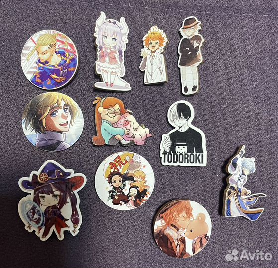 Значки аниме