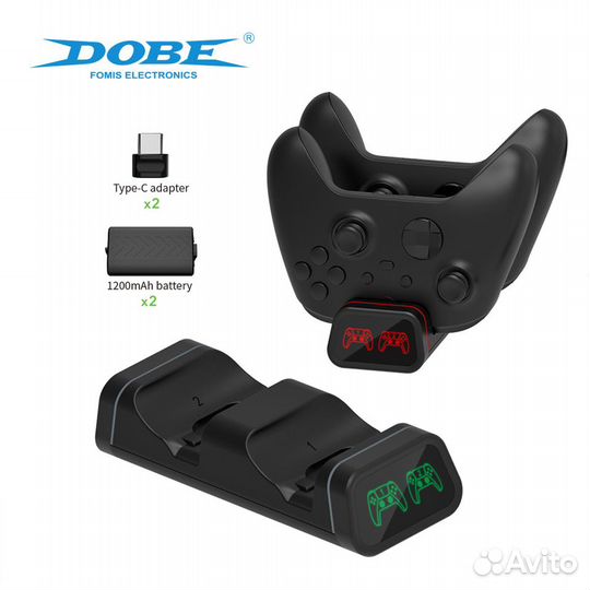 XBox Series зарядная станция+2 аккум.1200mAh,новая