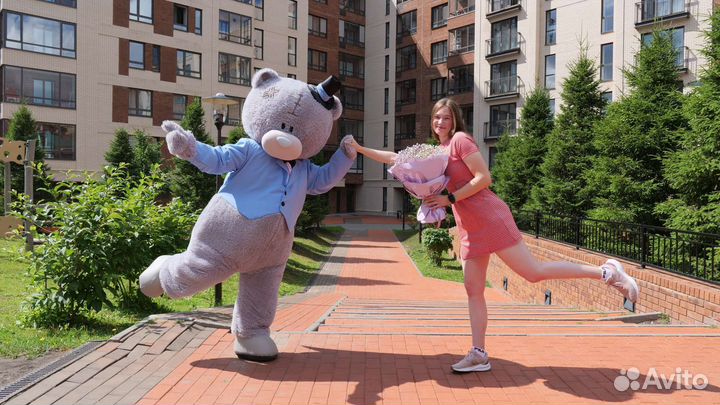 Ростовая кукла/поздравление от медведя