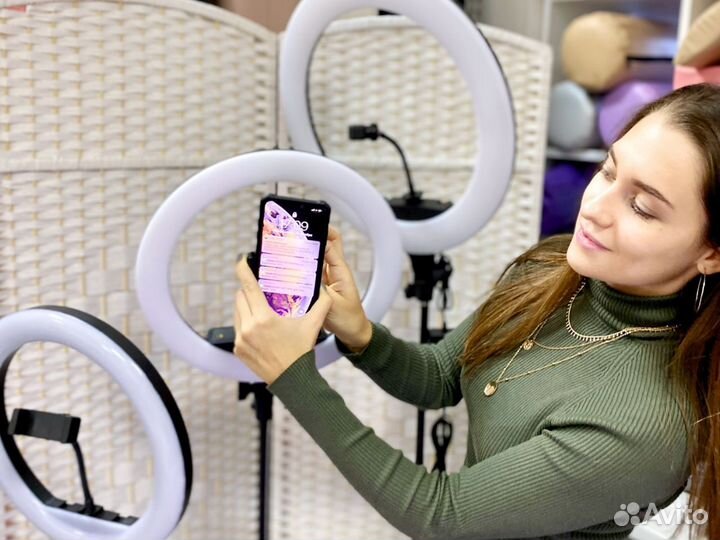 Кольцевые лампы + оборудование для салона красоты