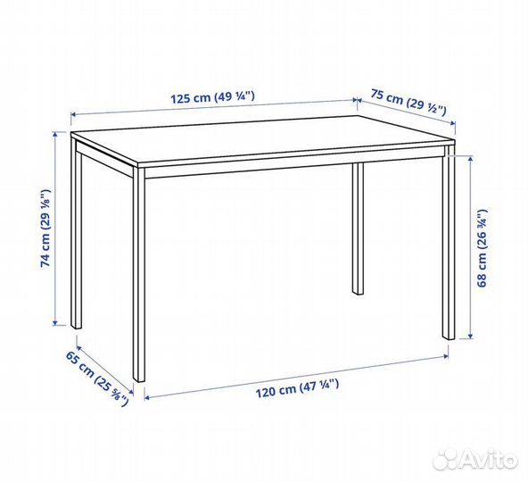 Стол обеденный икеа