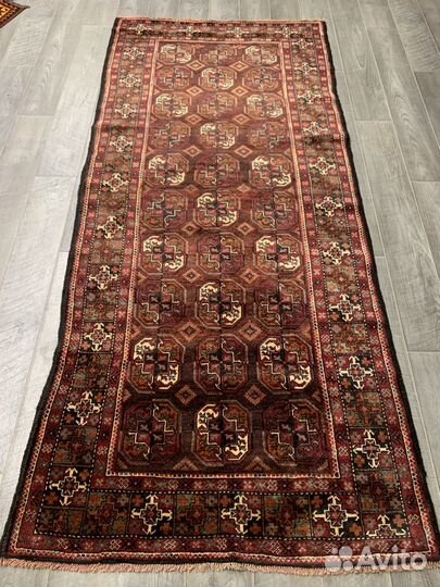 Иранский ворсовый ковер, балуччи 293х130 см