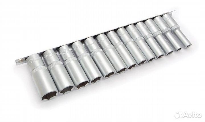 Набор головок 13 предметов (1/2) 6-гр. удлиненные