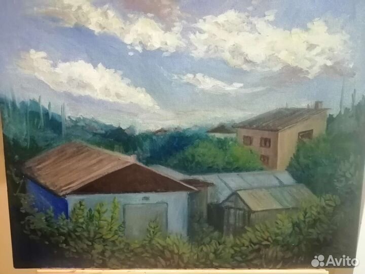 Картина маслом пейзаж