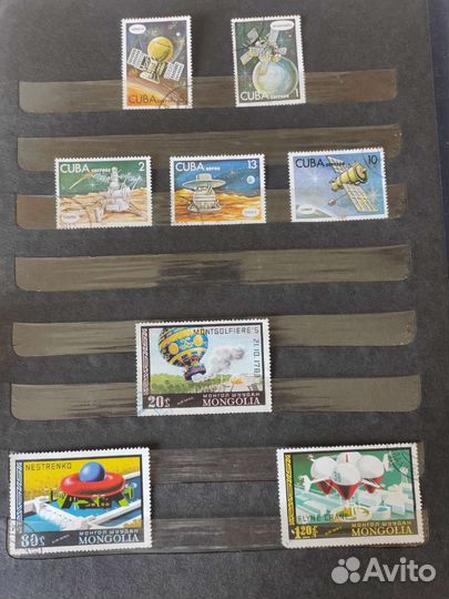 Альбом Почтовые марки Спорт и др