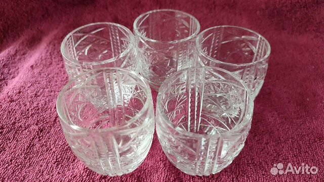 Стопки хрустальные СССР
