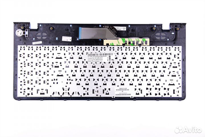 Клавиатура для ноутбука Samsung np350v5c с синей т