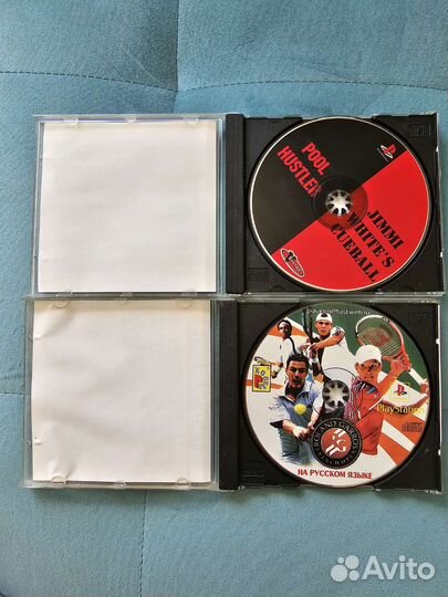 Диски ps1 pool hustler, cueball 2, roland garros
