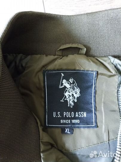 Куртка бомбер мужская летняя uspa США 50-52р хаки