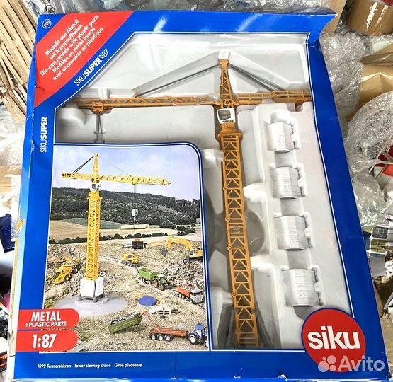Модель Башенный кран 1 87 H0 Siku 1899