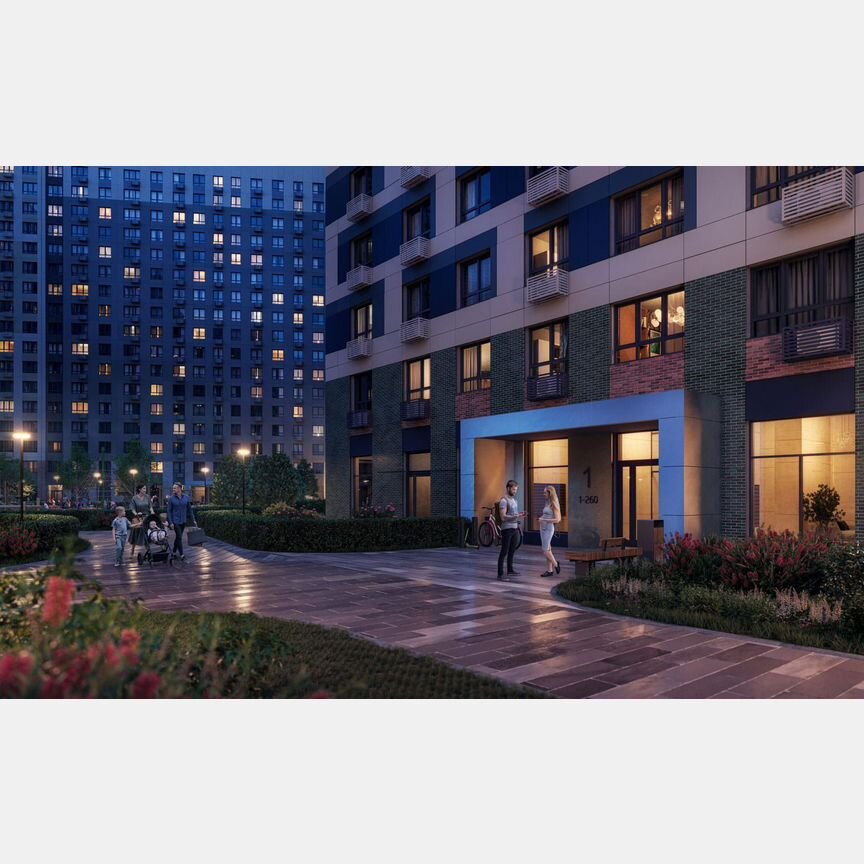 1-к. квартира, 34 м², 17/20 эт.