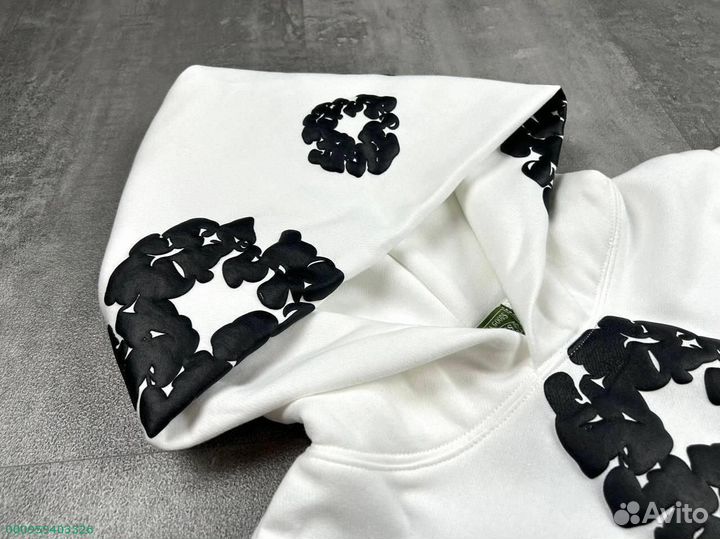 Худи Denim Tears белое новинка