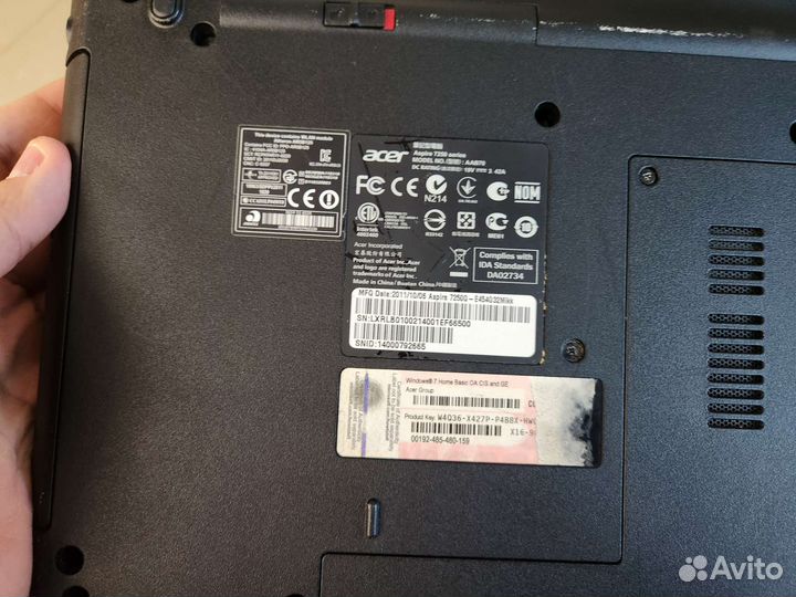 Acer ноутбук,300гб