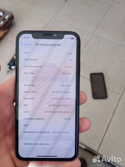 iPhone X 256 gb