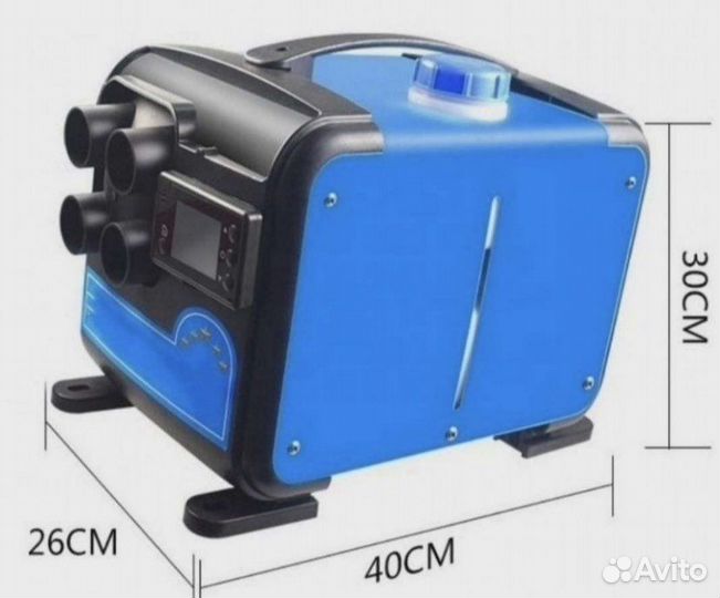 Переносной автономный отопитель 12/220v