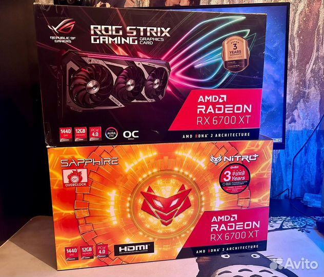 RX 6700 XT asus ROG strix RED devil