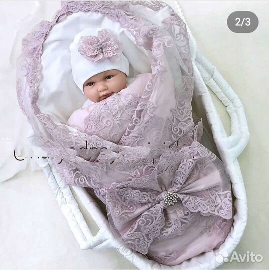 Комплект на выписку для девочки