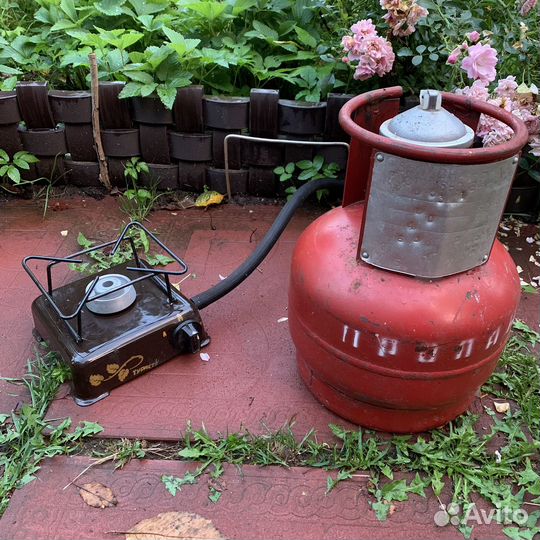 Газовый баллон туристическая плитка