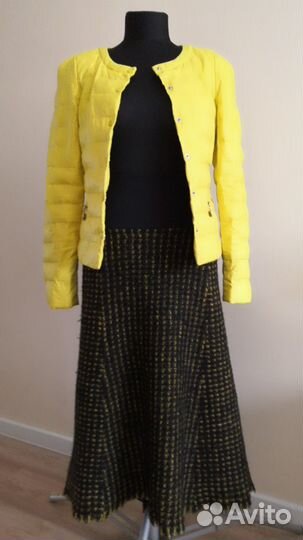 Куртка зимняя женская + юбка и снуд