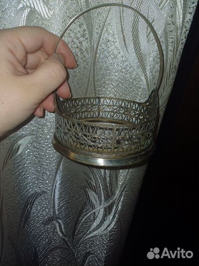 Мельхиоровая подставка