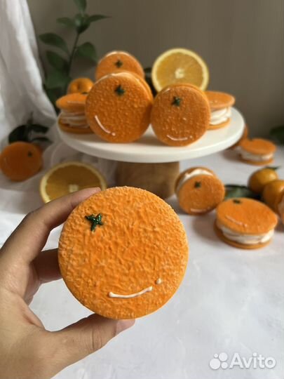 Зефирные сэндвичи Апельсин