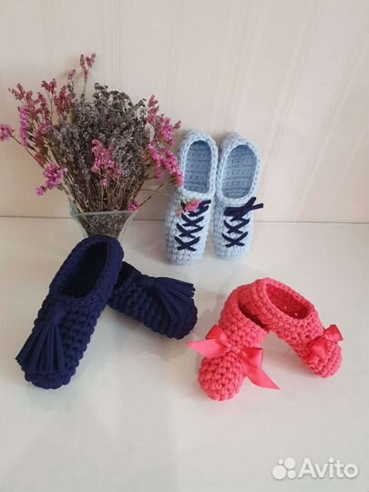 Домашние тапочки-следочки