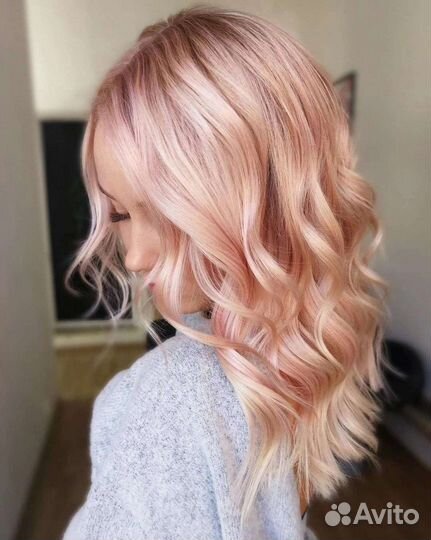 Окрашивание блонд