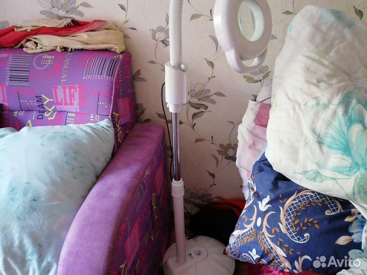 Лампа лупа напольная