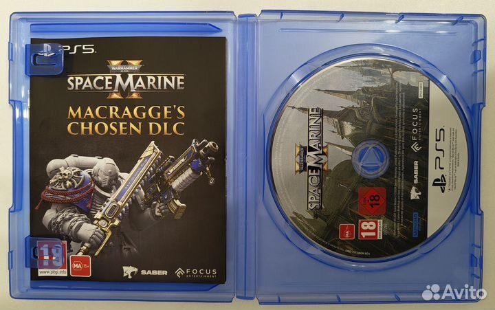 Warhammer 40.000 space marine 2 ps5 диск