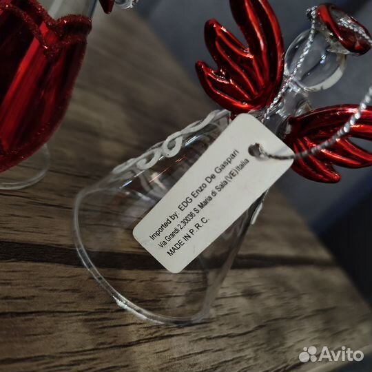 Елочные игрушки стекло ангелы