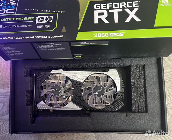 Видеокарта rtx 2060 super 8gb