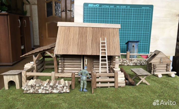 Сарай,баня. Масштаб 1/35