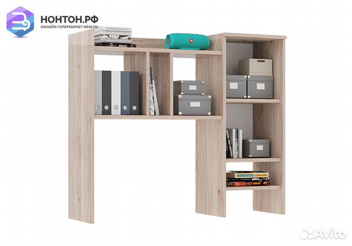 Надстройка для стола Зоо 28.01 дуб мария / белый