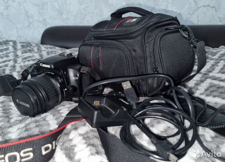 Зеркальный фотоаппарат canon eos 1000d