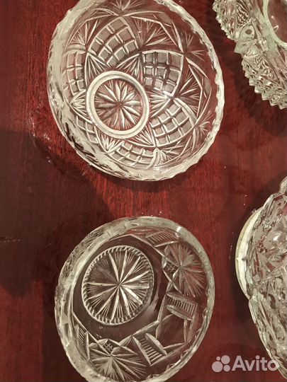 Благородный хрусталь. Конфетницы, Салатницы