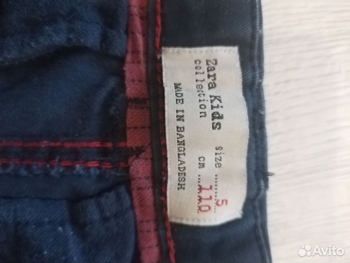 Рубашка mothercare 110 и брюки zara 110