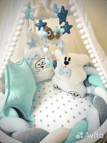 Бортики в кроватку