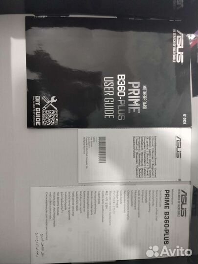 Материнская плата Asus Prime B360-Plus неисправная