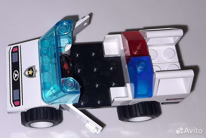 Лего конструктор полицейская машинка для малыша