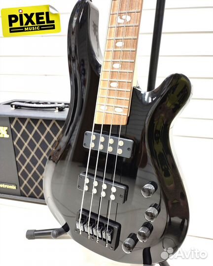 Бас гитара Harley Benton B-450 Black Progressive