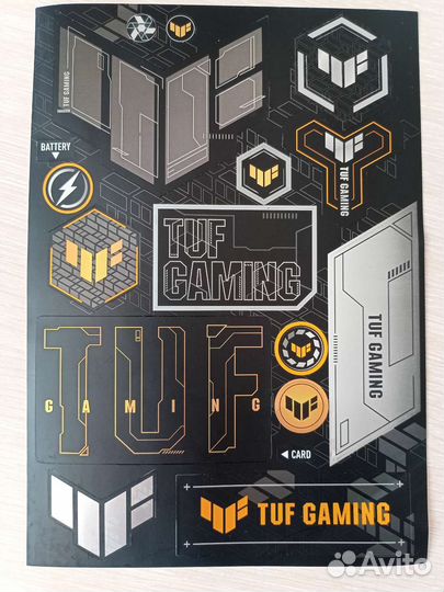 Наклейки tuf gaming