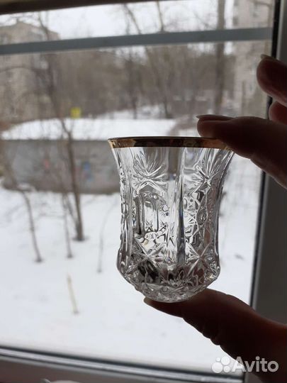 Рюмочки хрусталь богемия