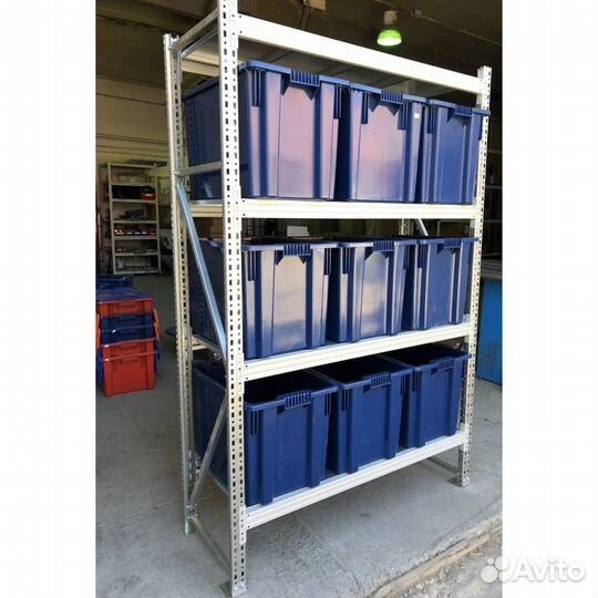 Среднегрузовые стеллажи для магазина и склада