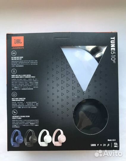 Беспроводные Bluetooth-наушники JBL tune T510BT