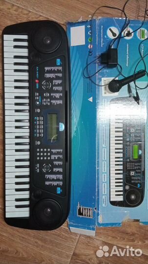 Детский синтезатор с микрофоном