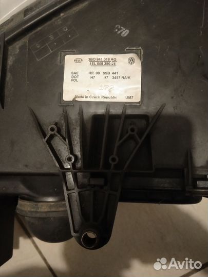 Фары 3B0941 016AQ на Фольксваген пассат