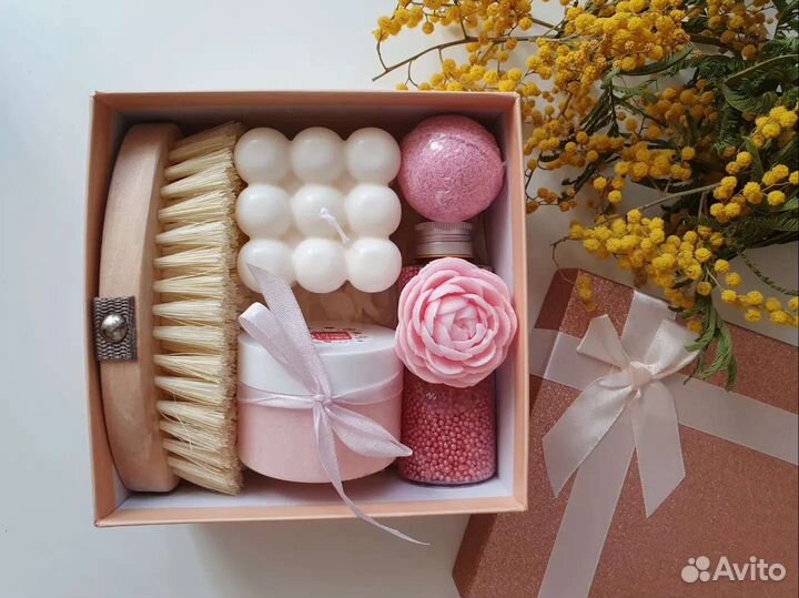 Подарочный спа набор мыло ручной работы